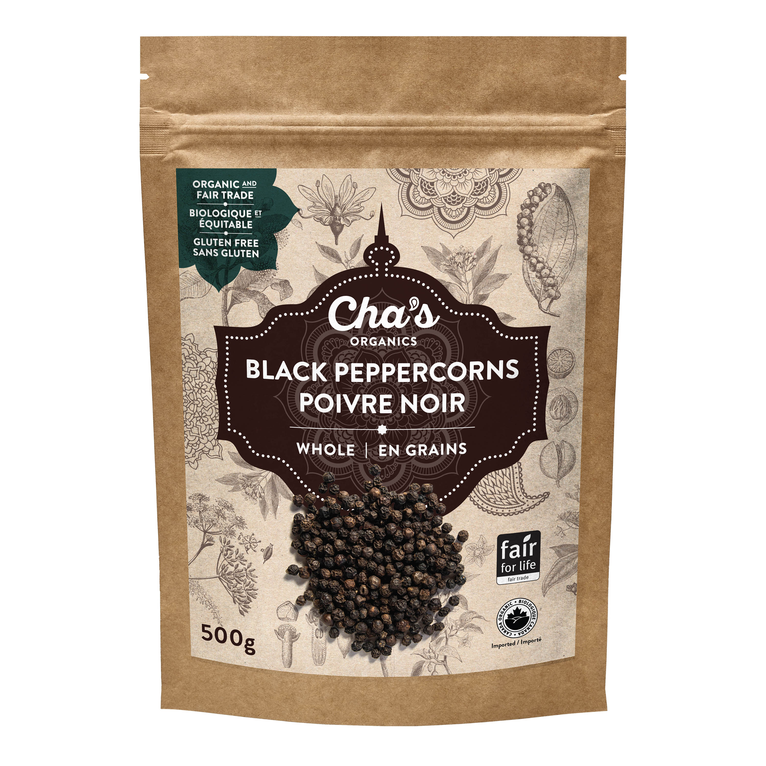 Black Pepper, Whole - 500g