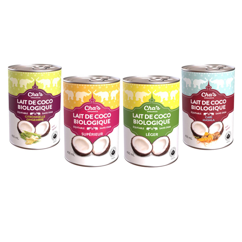 Coconut Milk Variety Pack Cha's Organics