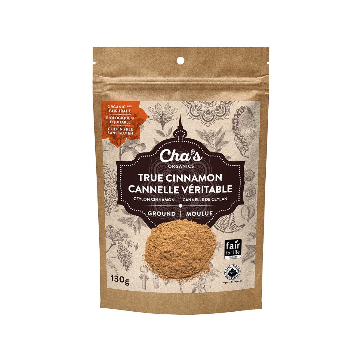Cha's True Cinnamon Grnd (130 g)